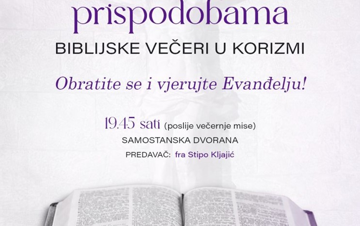 Biblijske večeri u korizmi